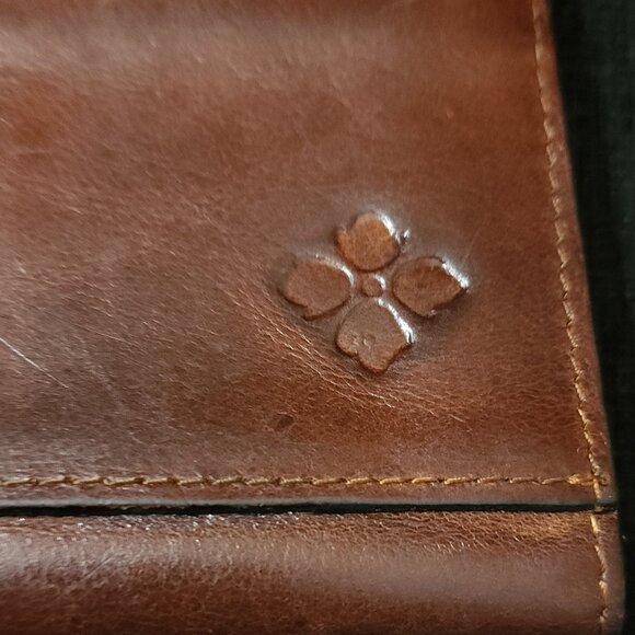 Patricia Nash Colli Large Brown Leather Wallet Clutch - Picture 7 of 10